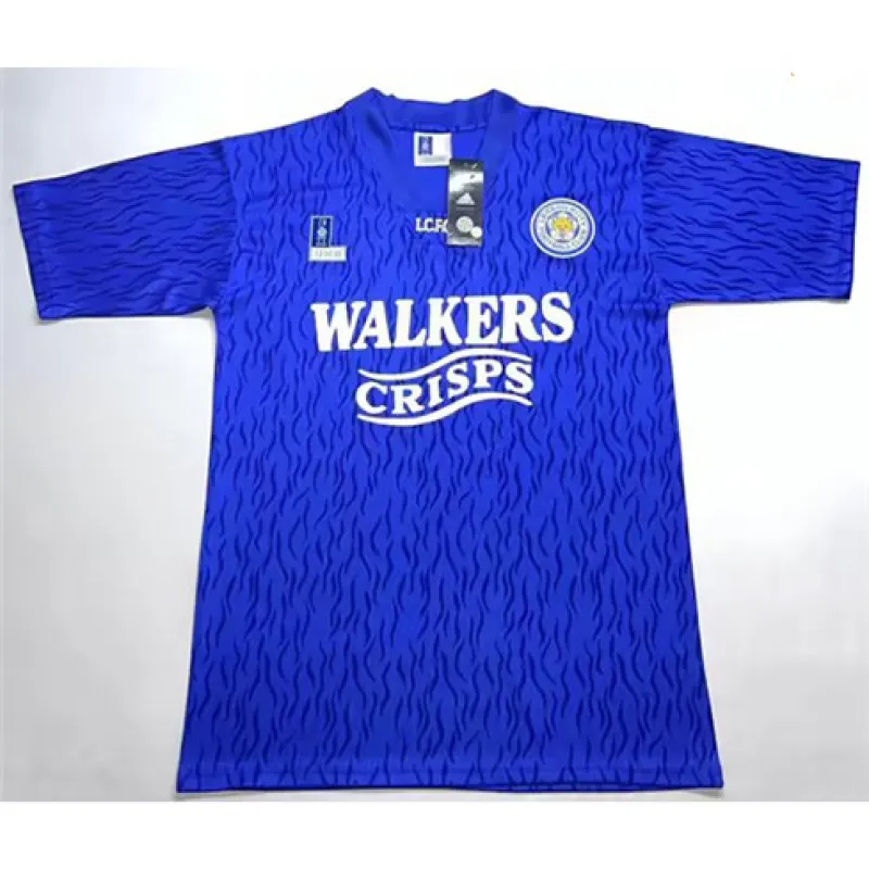 Maglia di casa retro 1992 - 94 del Leicester City - blu