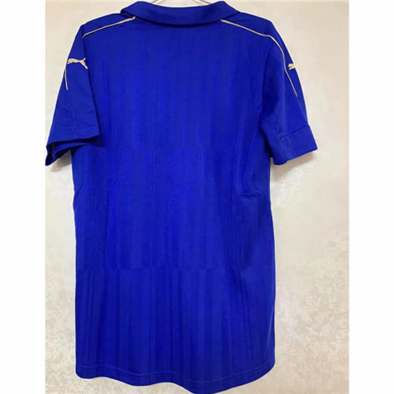 Maillot domicile retro 2016/17 du Leicester City - bleu
