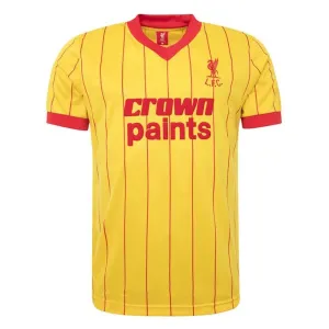 Liverpool 1983/84 Retro-Auswärtstrikot - Gelb