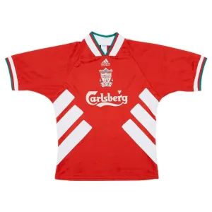 Liverpool 1993 1995 Retro-Heimtrikot - Rot