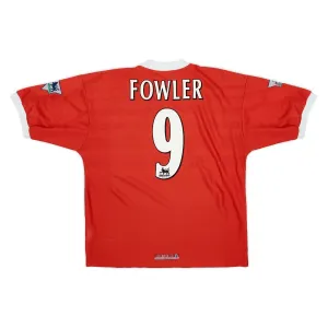 Liverpool FOWLER 1998/99 Retro-Heimtrikot - Rot