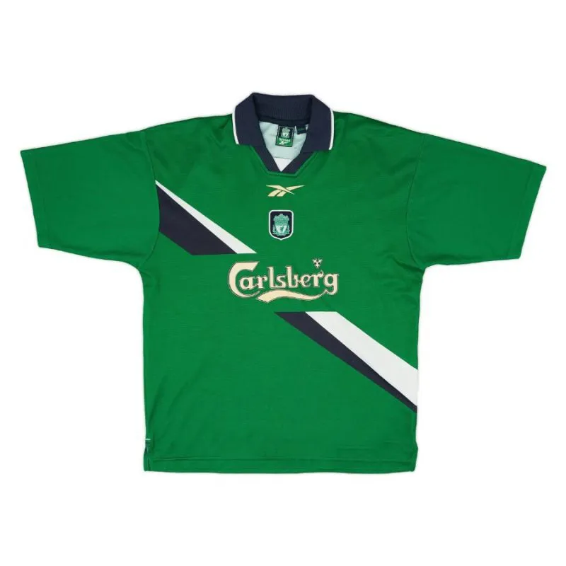 Liverpool HYYPIA 1999/2000 Retro Away Jersey - Green