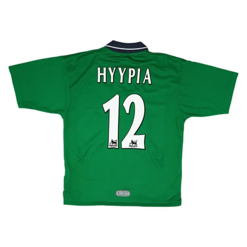 Liverpool HYYPIA 1999/2000 Retro Away Jersey - Green
