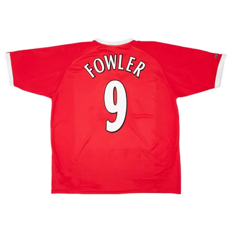 Liverpool FOWLER 2000/01 Retro Home Jersey - Red