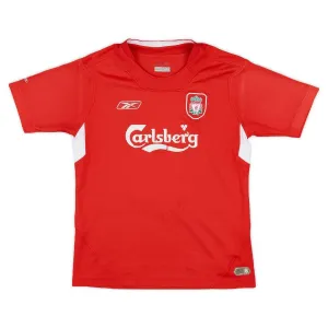 Liverpool 2004 2006 Retro-Heimtrikot - Rot