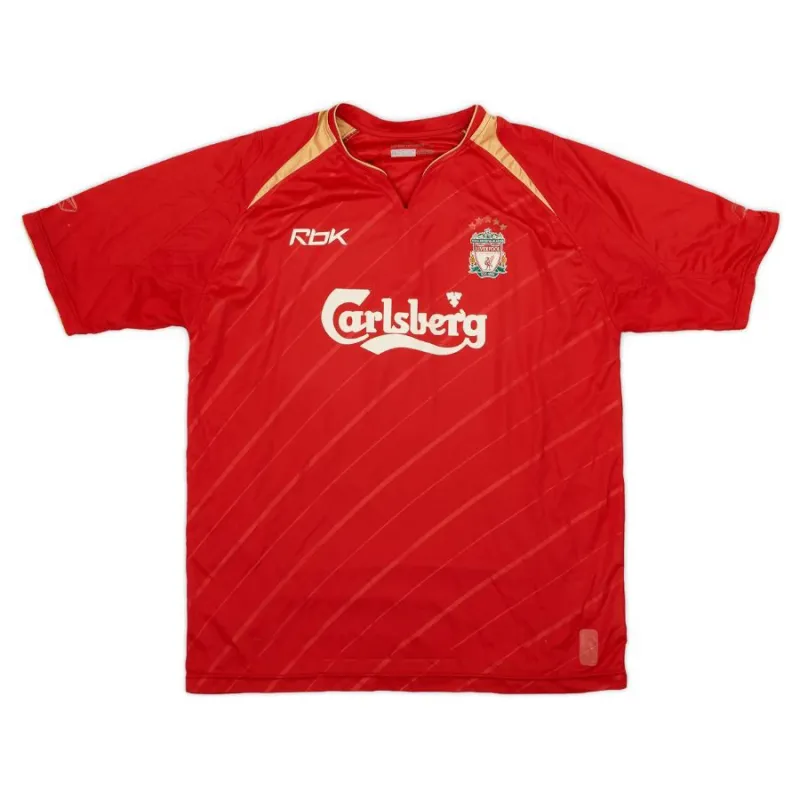 Liverpool 2005/06 Retro Home Jersey - Red
