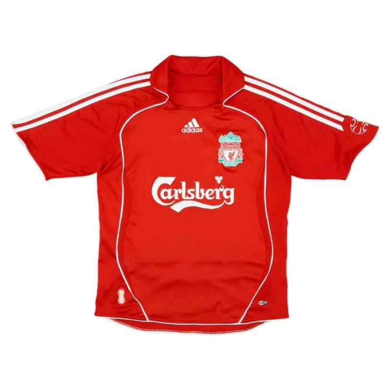Liverpool 2006 2008 Camiseta retro local - Roja