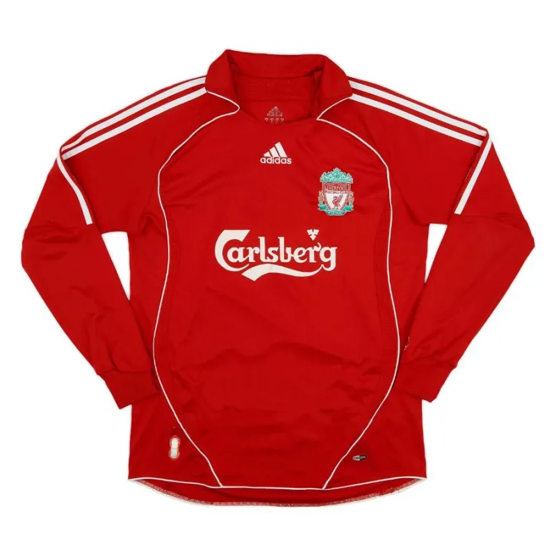 Liverpool TORRES 2006-2008 Retro Long-Sleeve Home Jersey - Red