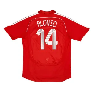 Liverpool ALONSO 2006 2008 Maglia casalinga retrò - Rossa
