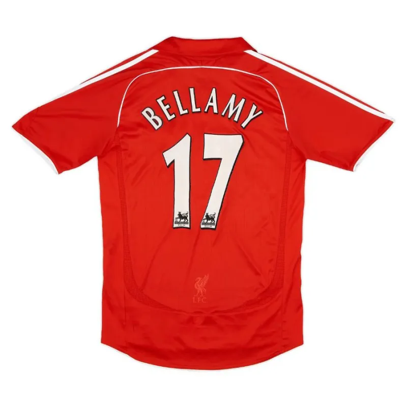 Liverpool BELLAMY 2006 2008 Retro Home Jersey - Red