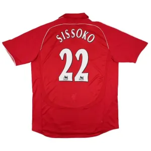 Liverpool SISSOKO 2006 2008 Maglia casalinga retrò - Rossa