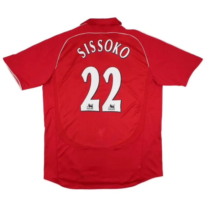 Liverpool SISSOKO 2006 2008 Retro Home Jersey - Red
