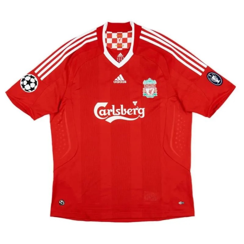 Liverpool ALONSO 2008 2010 Retro Home Jersey - Red