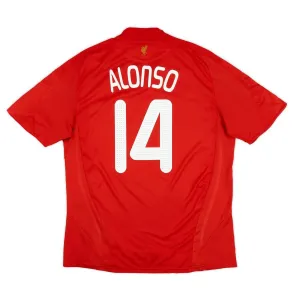 Liverpool ALONSO 2008 2010 Maglia casalinga retrò - Rossa