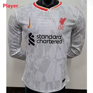 Liverpool 2024/25 Third Long Sleeve Jersey - Player Edition - White