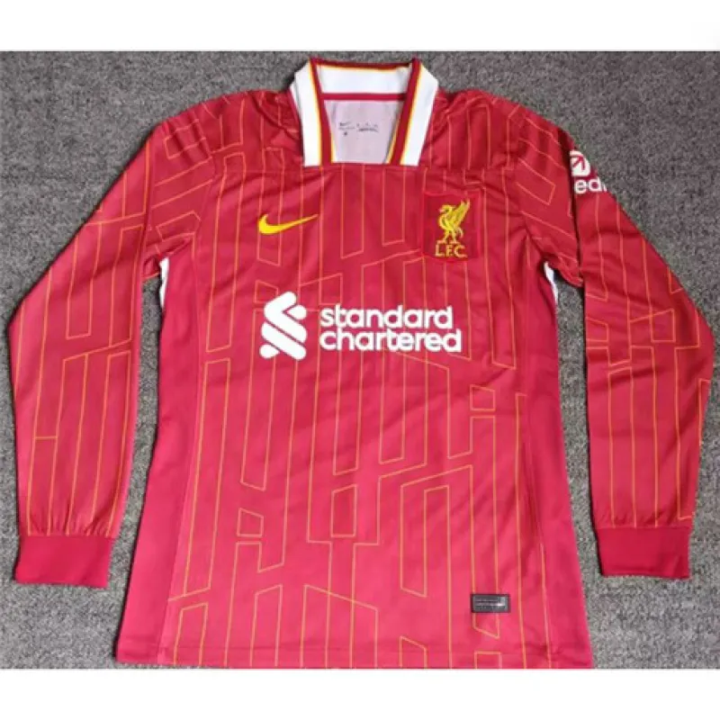 Liverpool 2024/25 Home Long Sleeve Jersey - Red