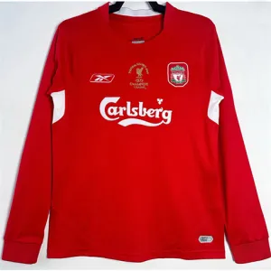 Liverpool 2004/05 Home Retro Long Sleeve Jersey - Red