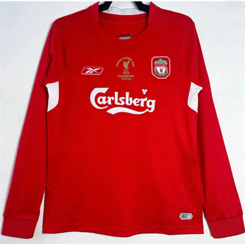 Liverpool 2004/05 Home Retro Long Sleeve Jersey - Red