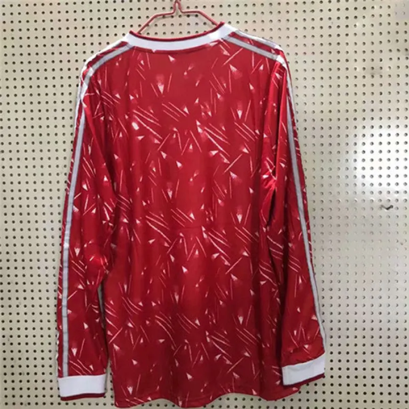 Liverpool 1989 Home Retro Long Sleeve Jersey - Red