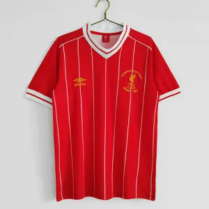 Liverpool 1981 - 84 Retro - Heim - Trikot der Champions League - Rot