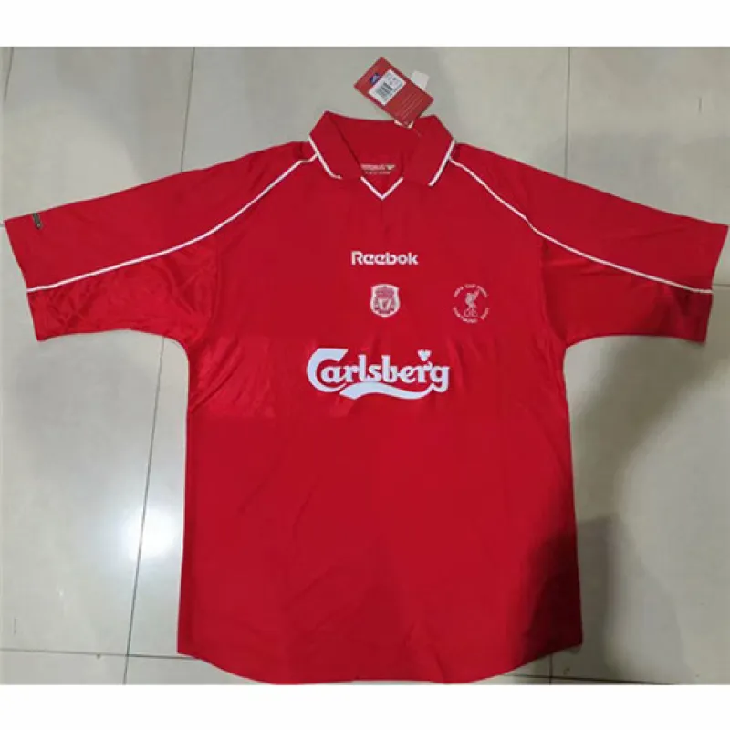 Maillot du domicile rétro de Liverpool 2000/02 - Rouge