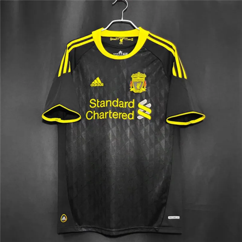 Troisième maillot rétro de Liverpool 2010/11 - Noir