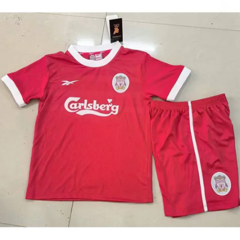 Liverpool 1997/98 Retro Home Kids' Jersey - Red