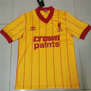 Liverpool 1981 - 84 UEFA Champions League Retro Jersey - Yellow
