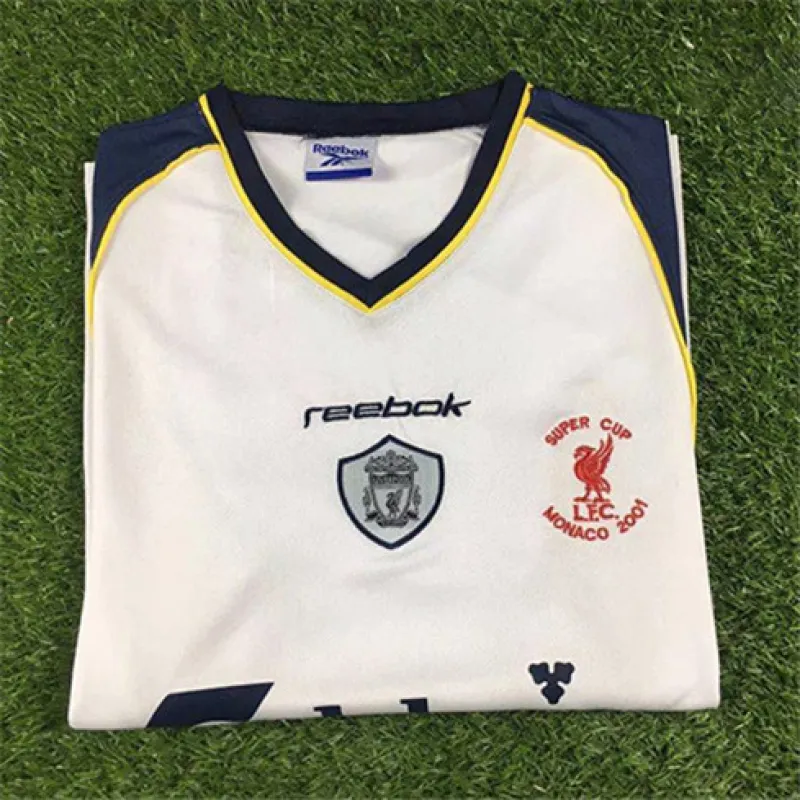 Liverpool 2001 Retro Away Jersey - White
