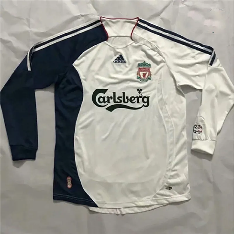 Maillot d'extérieur rétro de Liverpool 2006/07 - Blanc