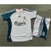 Maillot d'extérieur rétro pour enfants de Liverpool 2006/07 - Blanc