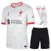 Juego de camisetas para niños 3er de Liverpool 2024/25 - Blanco