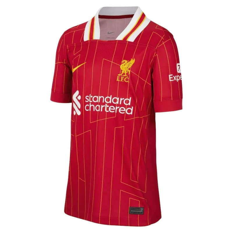 Salah's Liverpool 2024/25 Home Kids' Jersey Set - Red