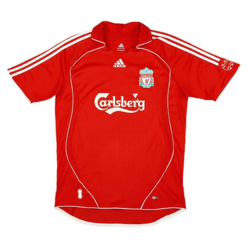 Camiseta local retro de Steven Gerrard Liverpool 2006/2007 - Rojo