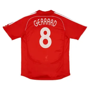 Maglia casa retro di Steven Gerrard Liverpool 2006/2007 - Rosso
