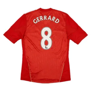 Maglia casa retro di Steven Gerrard Liverpool 2010-12 - Rosso