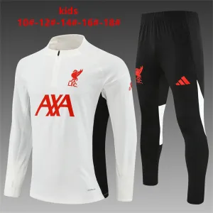 Liverpool 2025/26 Kinder Sportanzug Weiß
