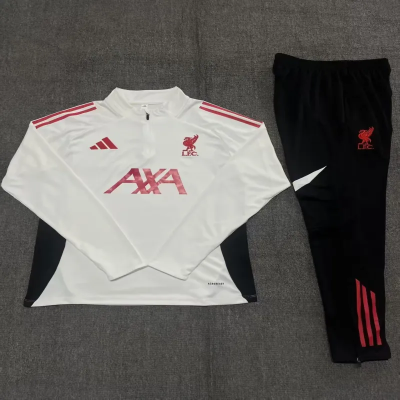 Liverpool 2025/26 Kids Sports Set White