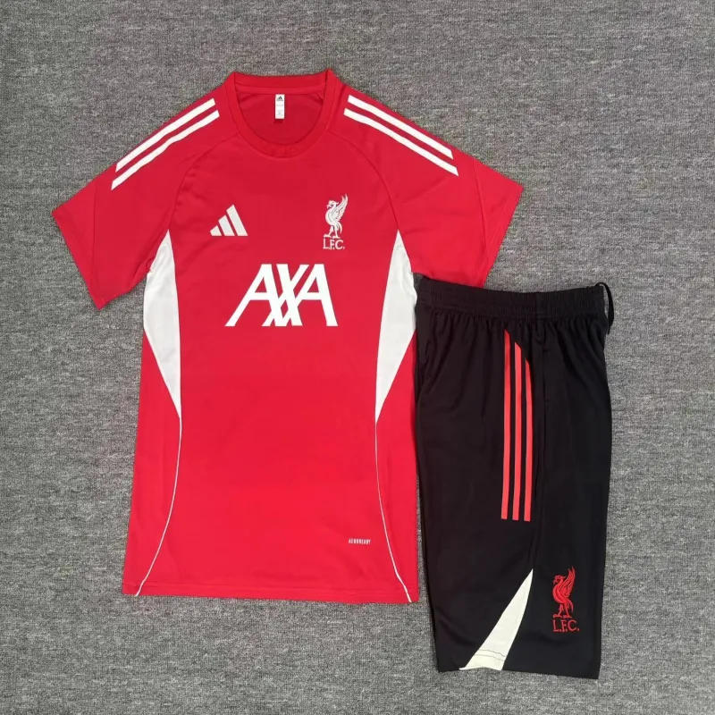 Liverpool 2025/26 Set Allenamento Bambino Rosso