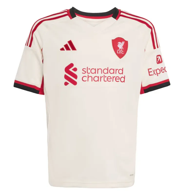 Liverpool 2025/26 Maglia away per bambini - Bianca