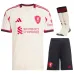 Liverpool 2025/26 Set di maglia away per bambini - Bianca