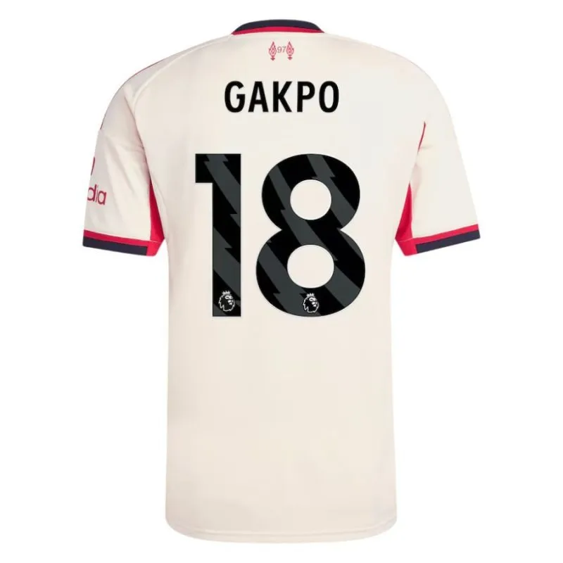 Liverpool GAKPO 2025/26 Maillot extérieur - Blanc