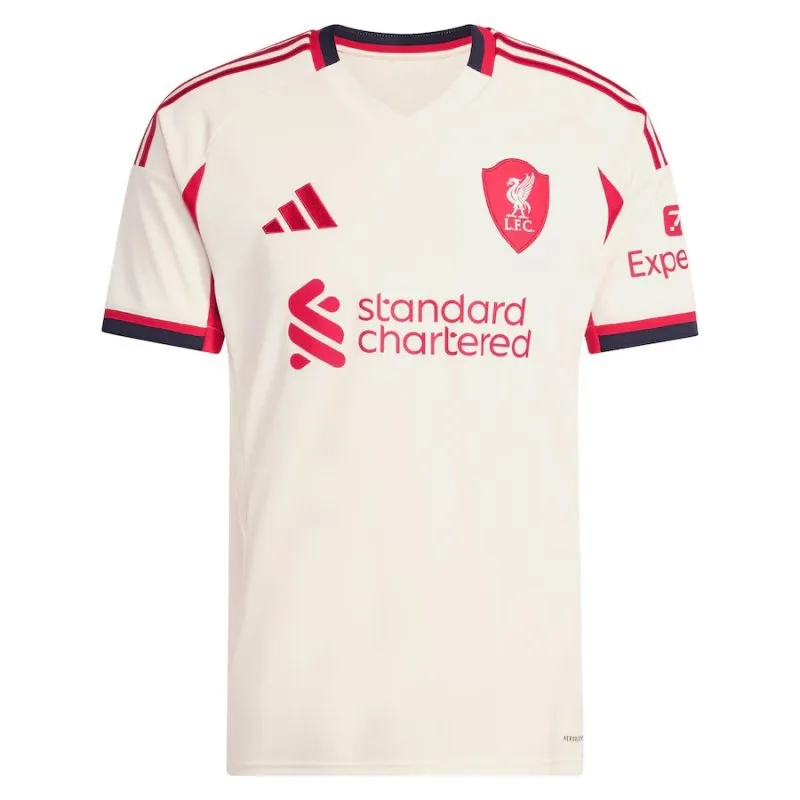 Liverpool VIRGIL 2025/26 Kids' Away Jersey Set - White