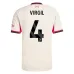Liverpool VIRGIL 2025/26 Kids' Away Jersey Set - White