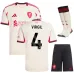 Liverpool VIRGIL 2025/26 Kids' Away Jersey Set - White