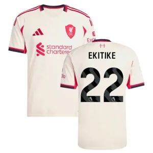 Liverpool EKITIKE 2025/26 Auswärtstrikot - Weiß