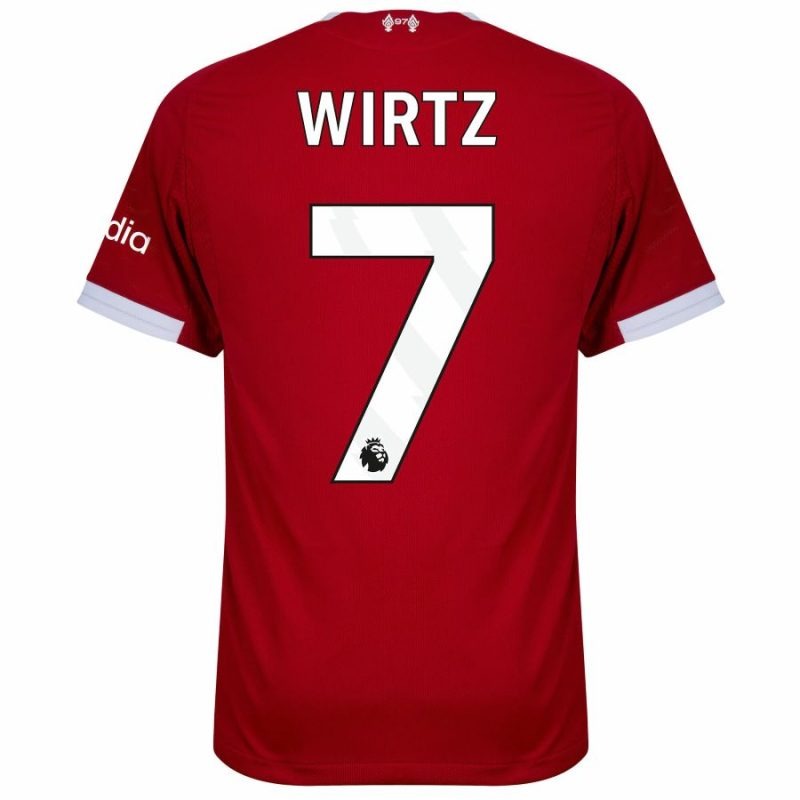 Liverpool WIRTZ 2025/26 Maglia Casalinga - Rossa