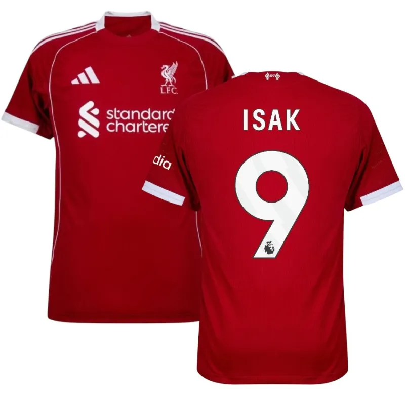 Liverpool ISAK 2025/26 Maillot Domicile Enfant - Rouge