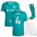 Liverpool VIRGIL 2025/26 Maglia Third Bambini - Verde