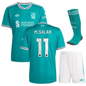Liverpool M.SALAH 2025/26 Third Kids Kit - Green